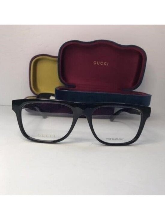 ? Original GUCCI GG1117O FLAT TOP FRAMES IN BLACK